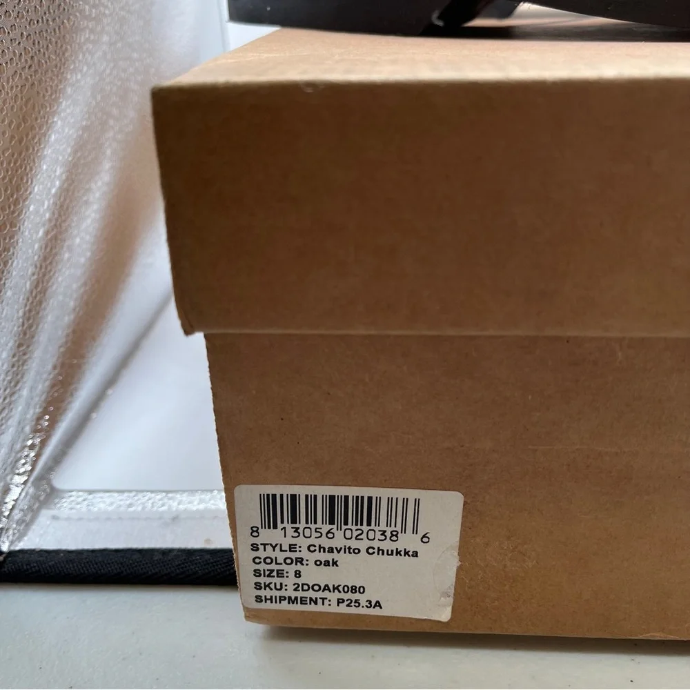 NWB Nisolo Chavito Chukka Boot size 8 brown men’s 2621 color oak